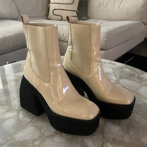 Nodaleto leather platform boots